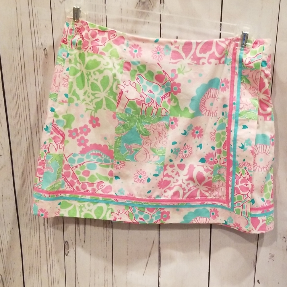 NWOT Lilly Pulitzer "Princess Patch" Skort 6!